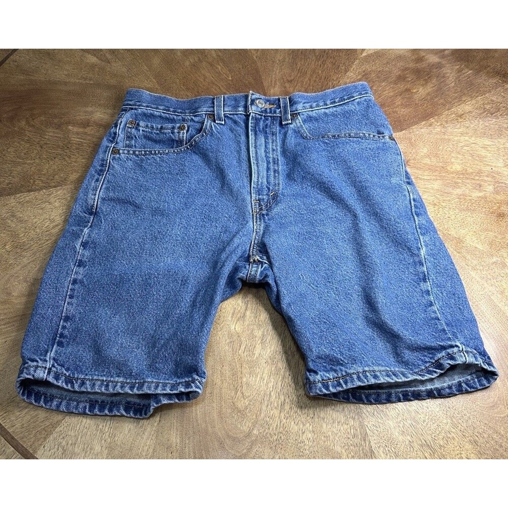 Levi’s 505 Denim Shorts Mens W31 Blue Jean Shorts Y2K Vintage 90s 00s Casual